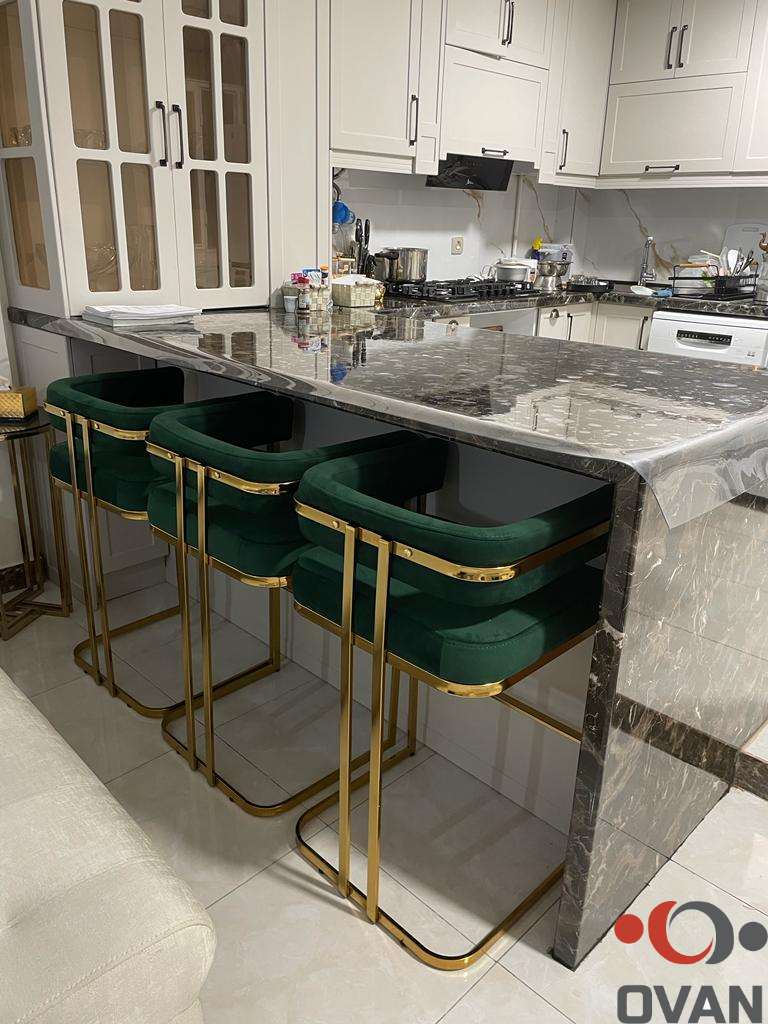 صندلی اپن سلنا پارچه سبز