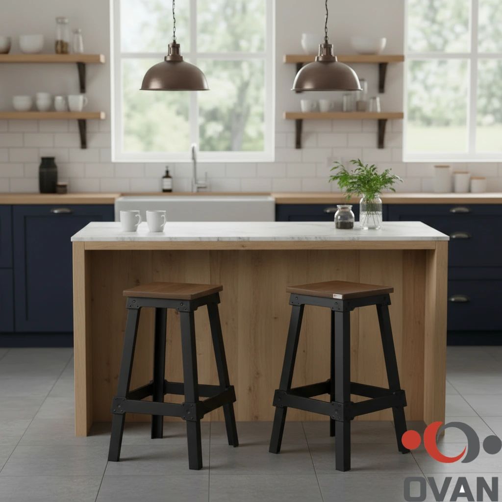 صندلی کانتر نارسیس چوبی