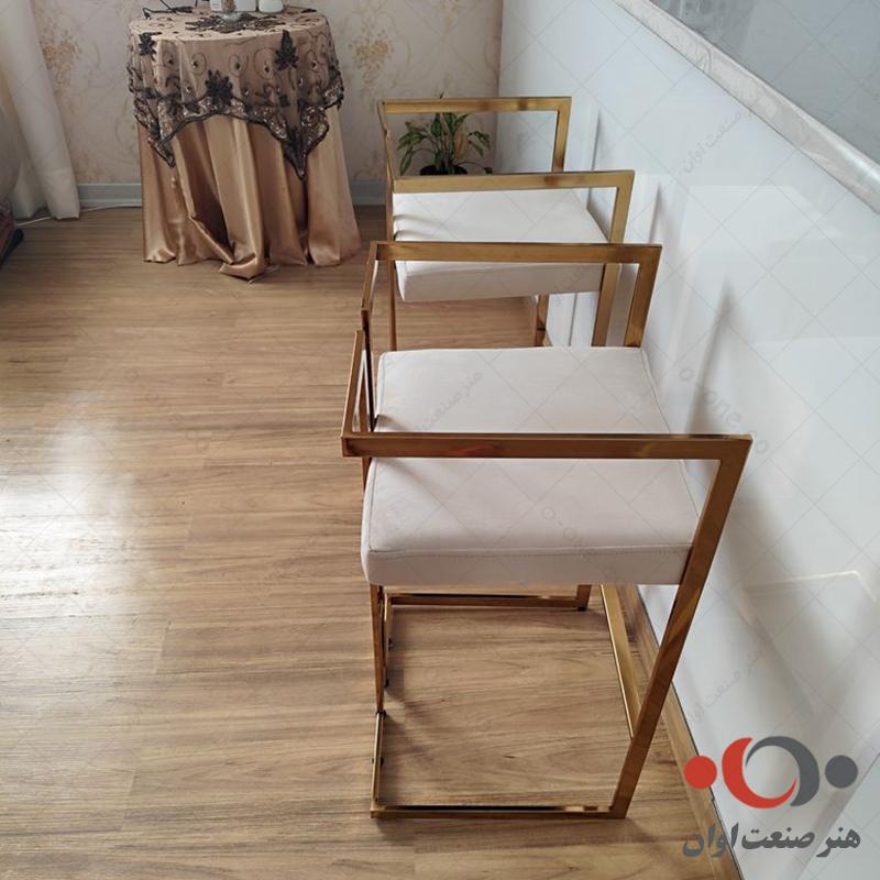 صندلی اپن گلوریا پارچه سفید