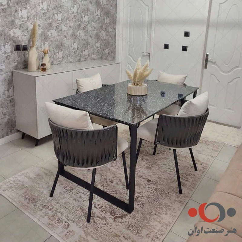 صندلی پایه فلزی آلین