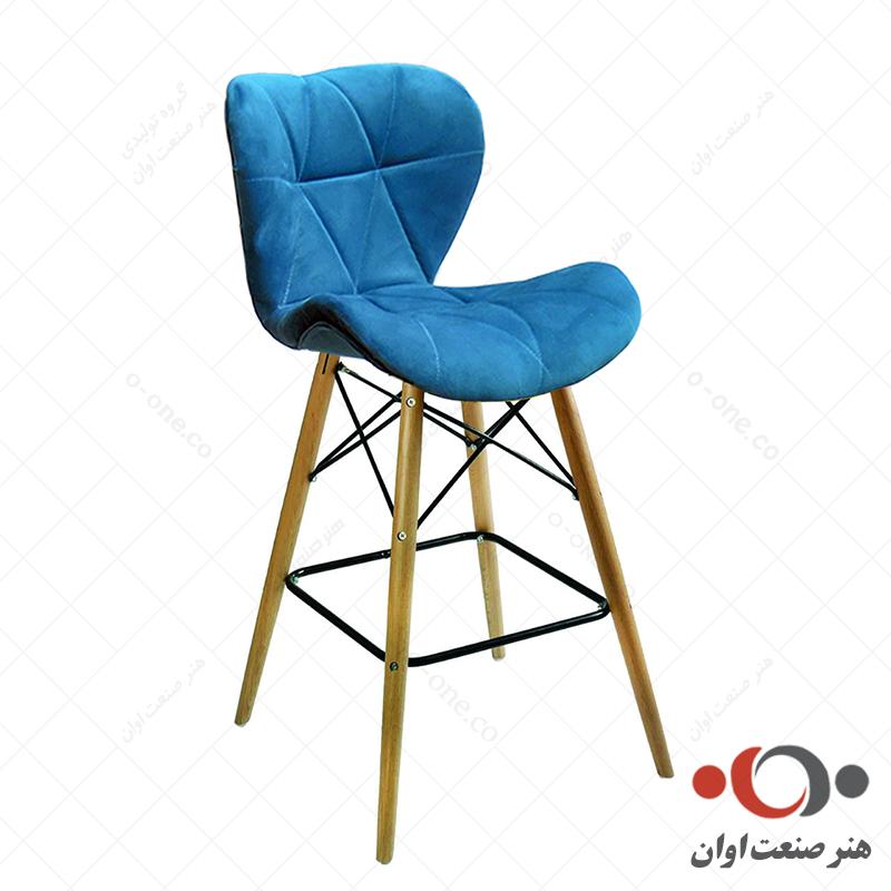 صندلی کانتر لارا پارچه ای