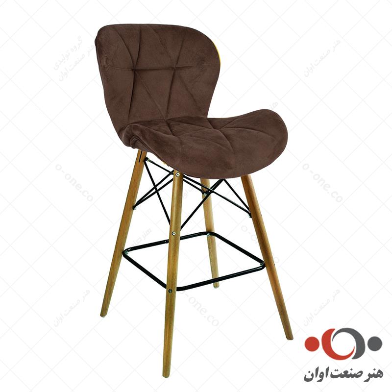 صندلی کانتر لارا پارچه ای