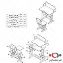 ست میز و صندلی تحریر کیدکو