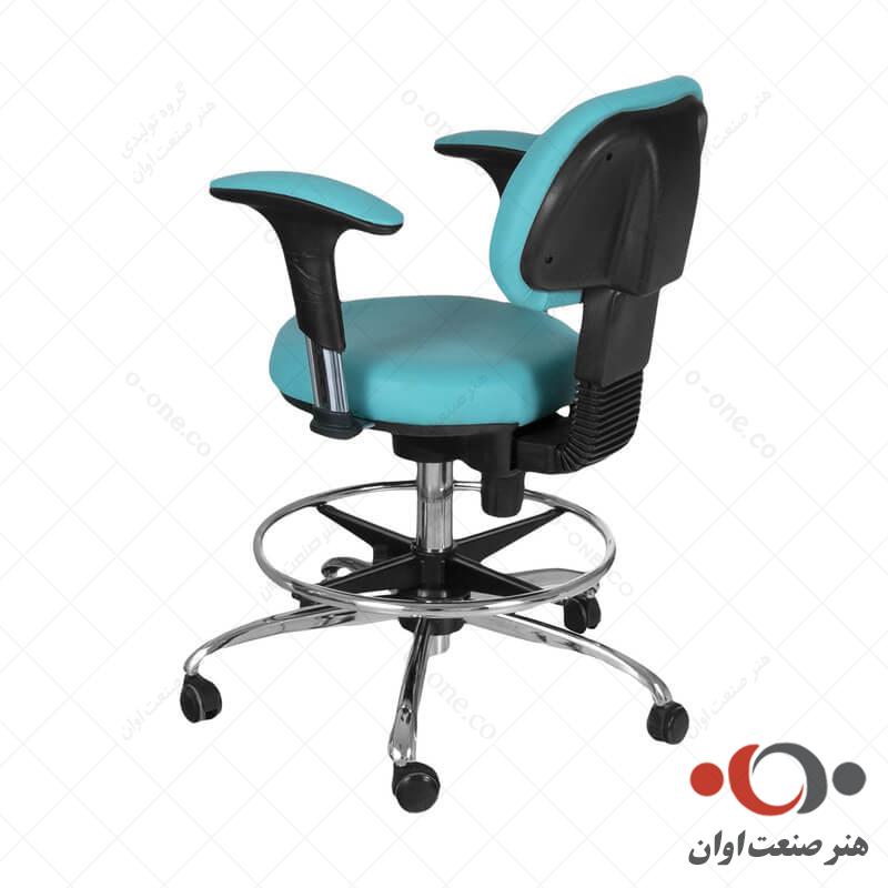 صندلی آزمایشگاهی پشتی دار کد S295T