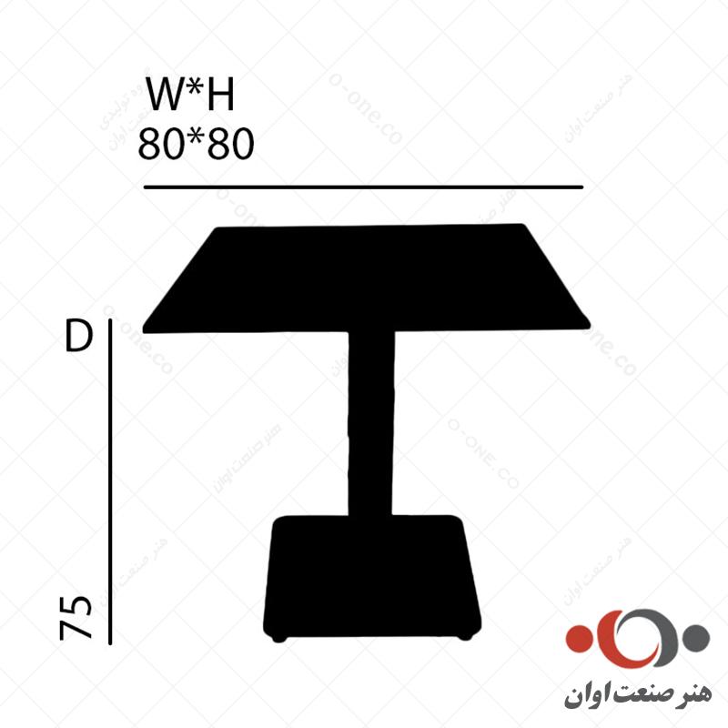 ابعاد میز سوین