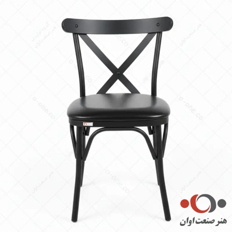 صندلی تونت تشک دار رنگ مشکی