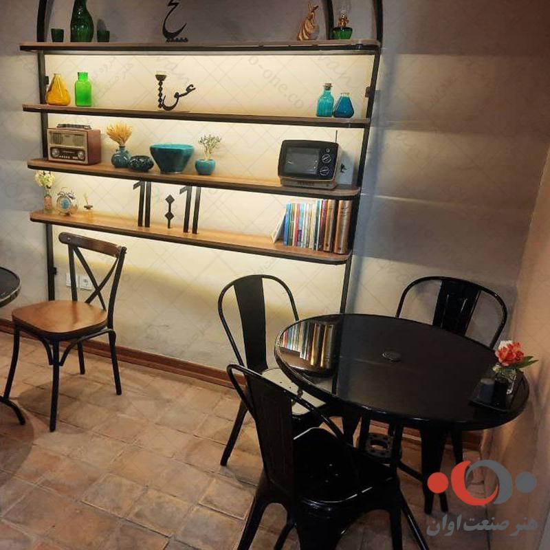 صندلی فلزی تولیکس مشکی