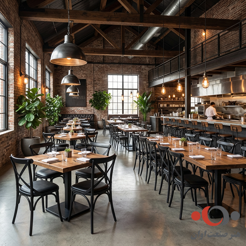 صندلی رستورانی تونت تشک دار