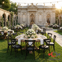 صندلی فلزی تونت تشک دار