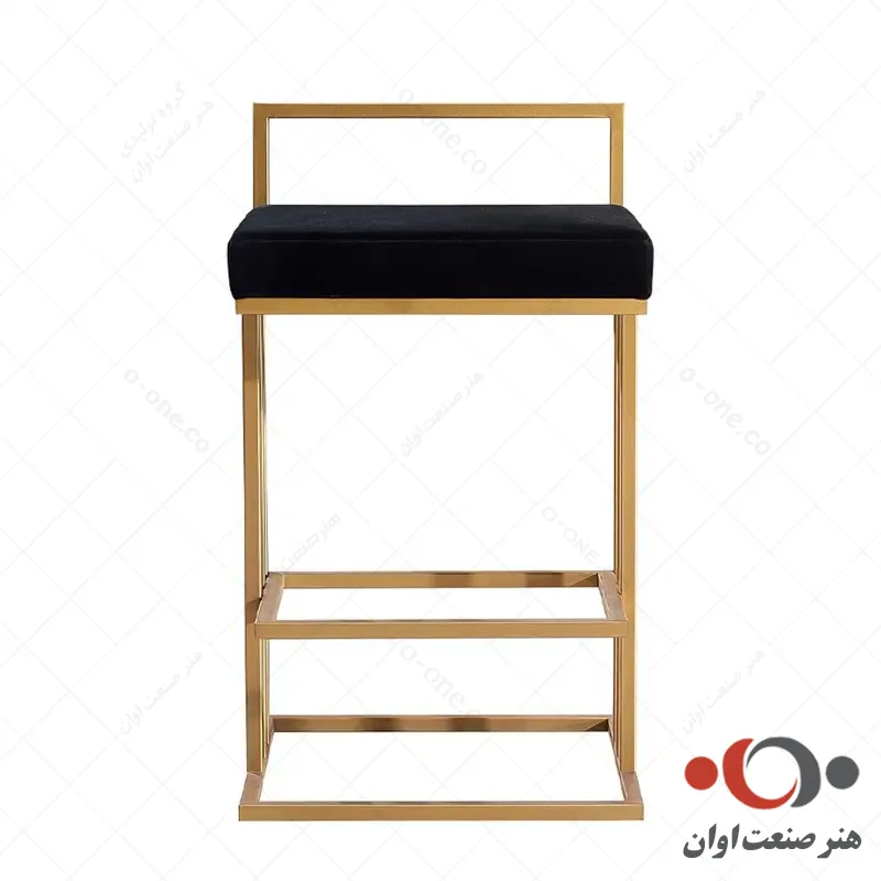 صندلی کانتر بران بدنه طلائی