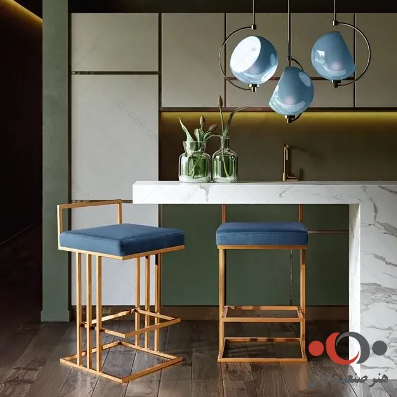 صندلی اپن پران پایه طلائی