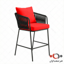 صندلی کانتر درسا پارچه قرمز