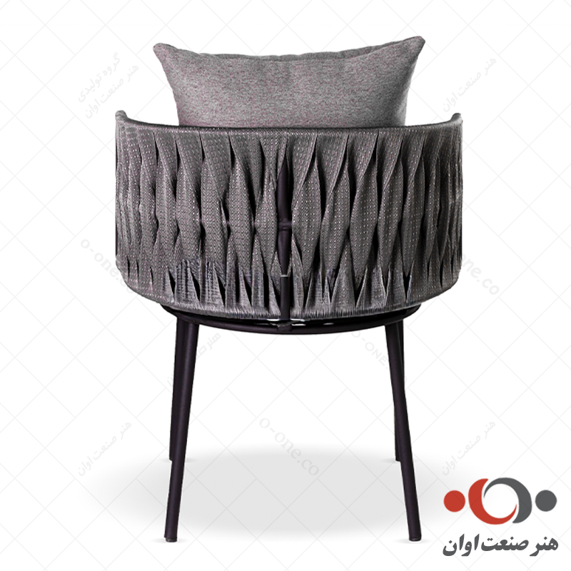 صندلی آلین پارچه طوسی