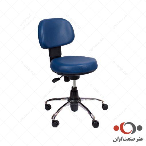 صندلی آزمایشگاهی پشتی دار کد S280